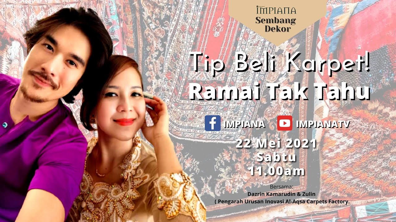 Sembang Dekor: Tip Beli Karpet! Ramai Tak Tahu