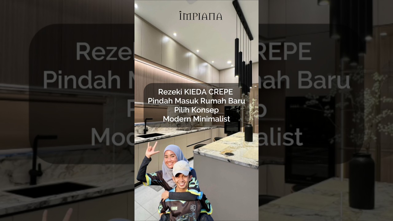 Rezeki KIEDA CREPE Pindah Masuk Rumah Baru, Pilih Konsep Modern Minimalist