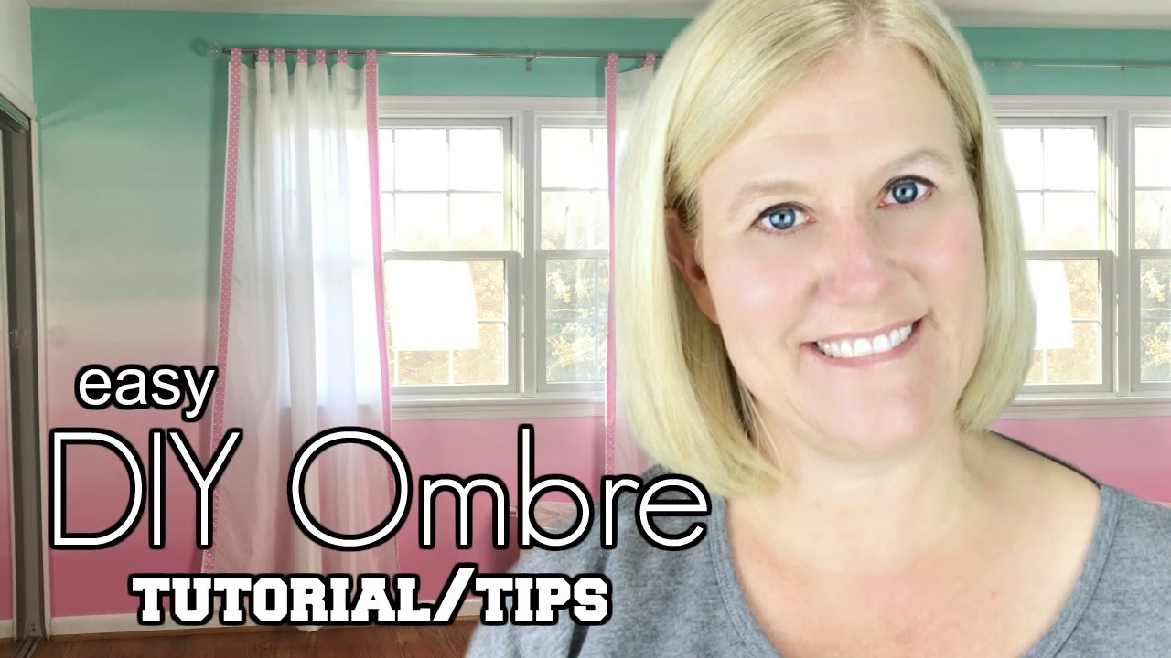 Ombre Wall DIY: How to Paint an Ombre Accent Wall (Tutorial, Tips & Tricks)
