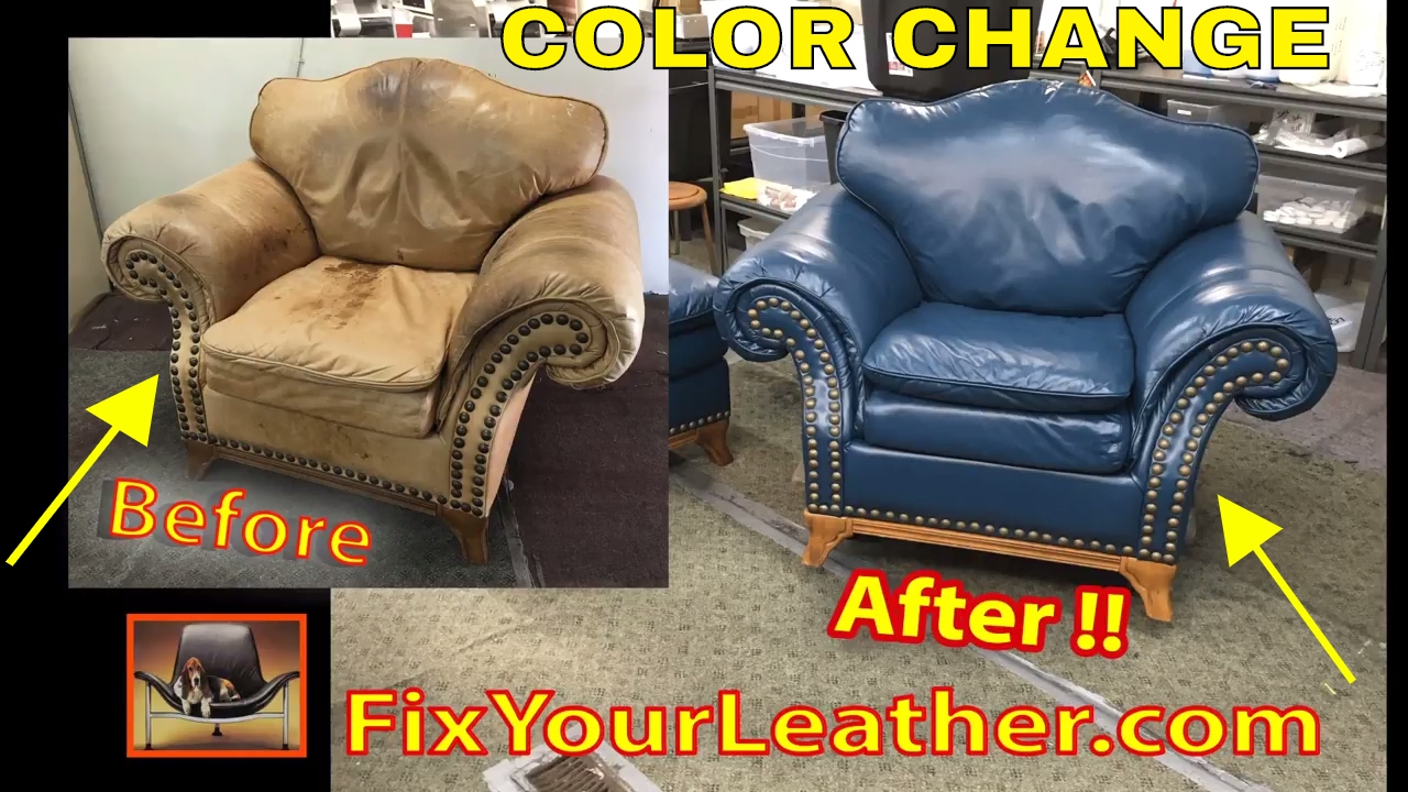 LEATHER COLOR CHANGE VIDEO *****   FixYourLeather.com