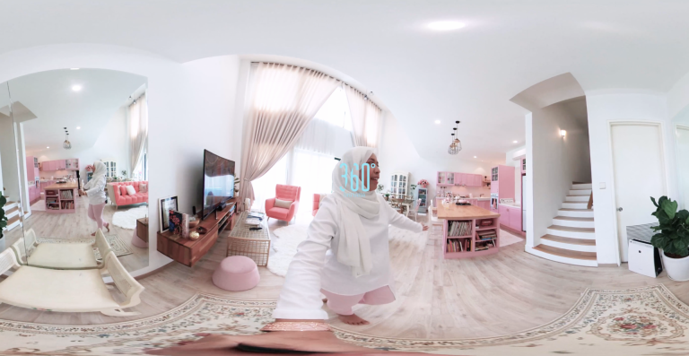 [360] Rumah Sentuhan Warna PINK | Ilham Impiana 360