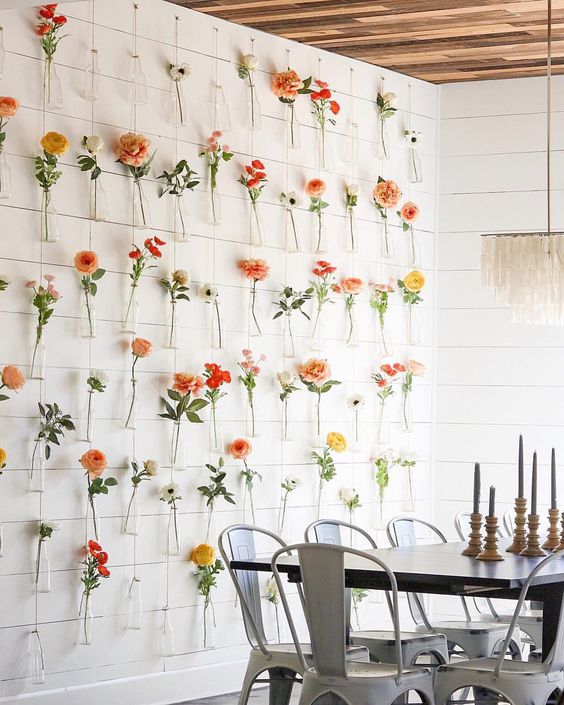 &#8220;Floral Wall&#8221; Idea &#8220;Cute&#8221; Untuk Dinding Polos