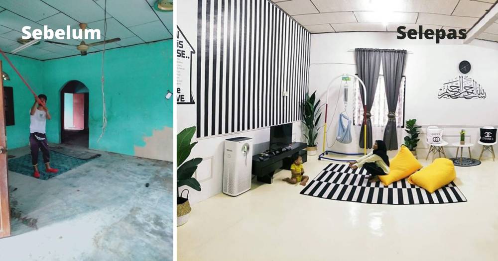 Transformasi Rumah Sewa RM200, Cantik Macam Rumah Sendiri Untuk Keselesaan Keluarga