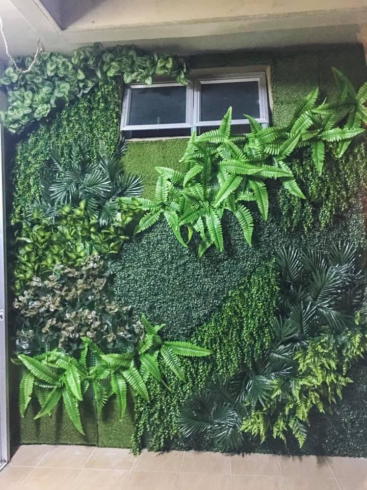 DIY Sendiri Vertical Garden Dari &#8221; Artificial Plant&#8221; Kedai Bajet RM 2.10