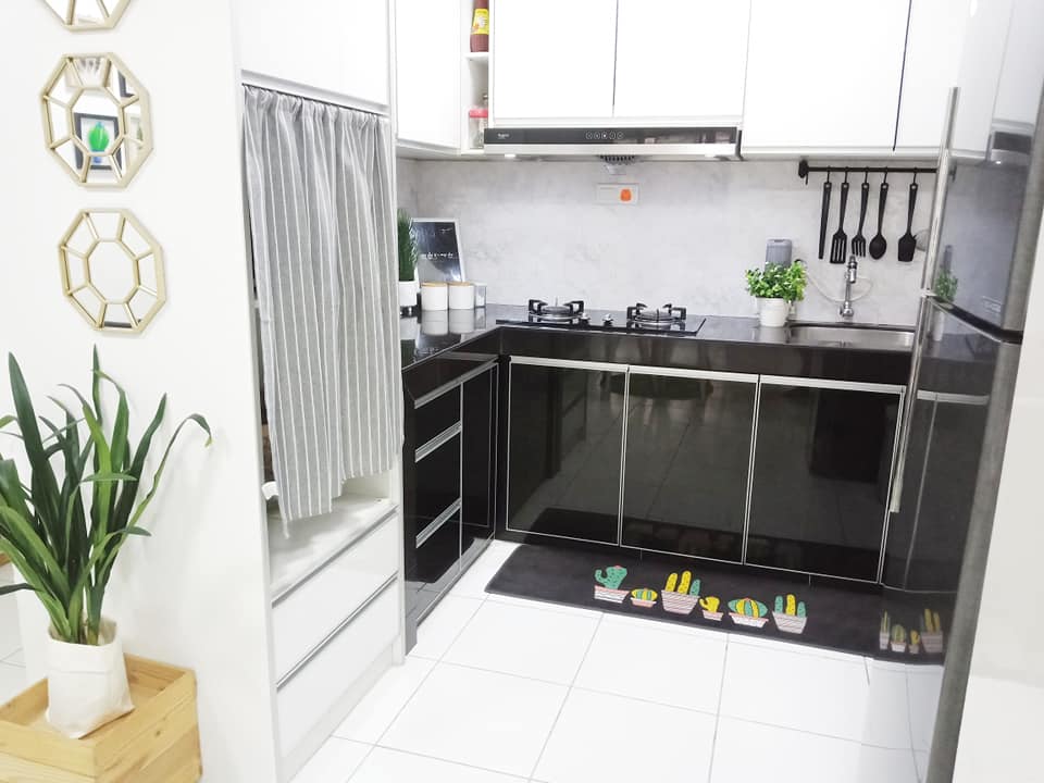 Belanja RM30k Dekor Apartmen Dengan Rona Hijau Segar