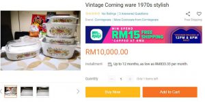 Ha! Biar Betul Set Corning Ware Antik Ni Cecah RM24,000?