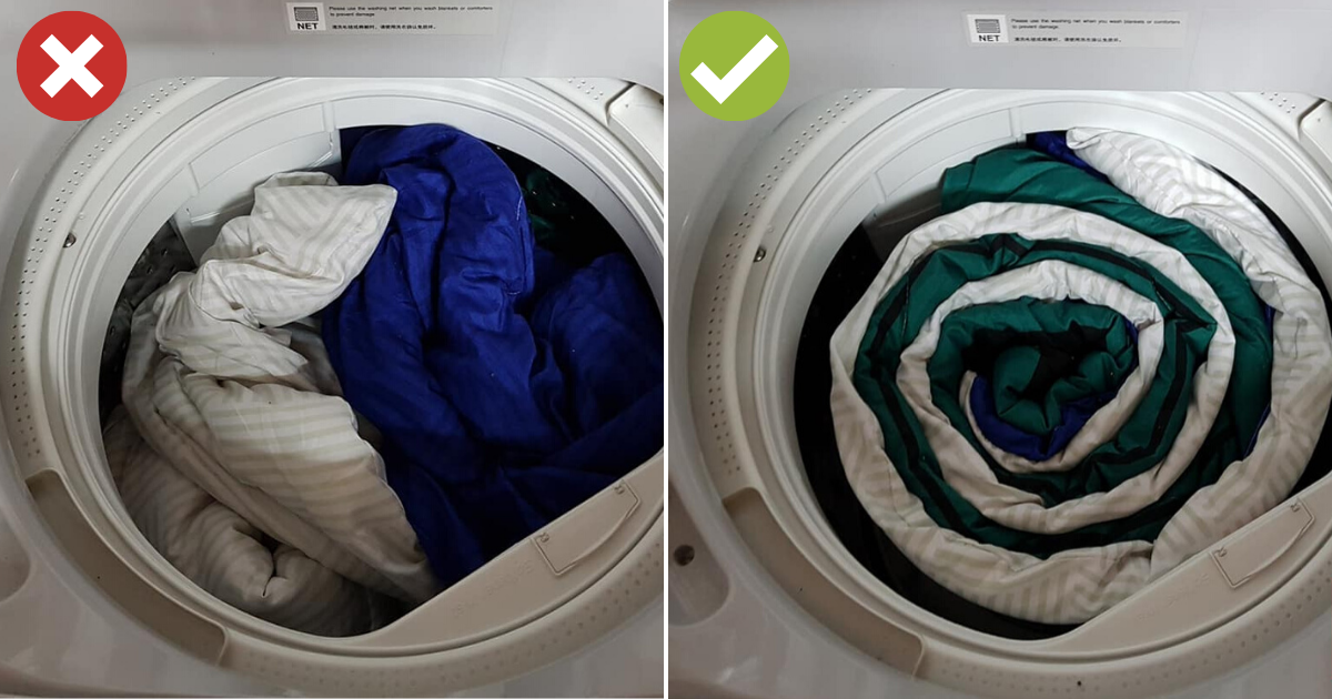 Ini Teknik Betul Basuh &#8220;Comforter&#8221; Tebal Guna Mesin Basuh Di Rumah