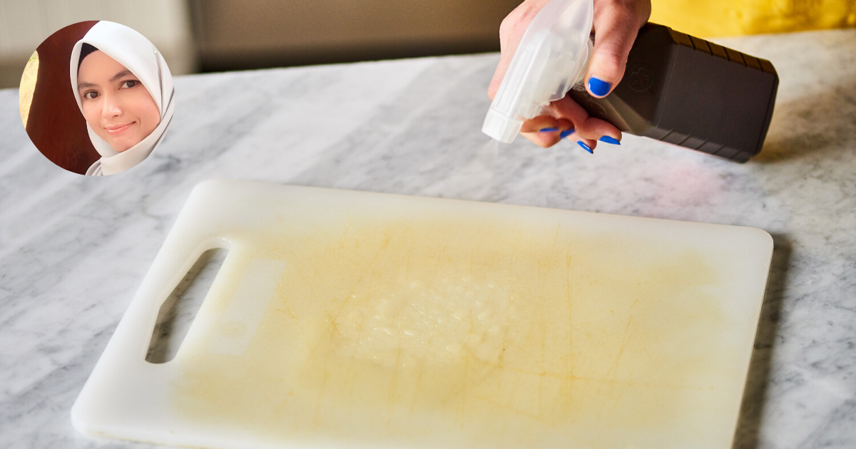 Ahli Kimia Ini Kongsikan Cara Mudah Bersihkan Papan Pemotong Di Dapur, Tak Perlu Sental Pun!
