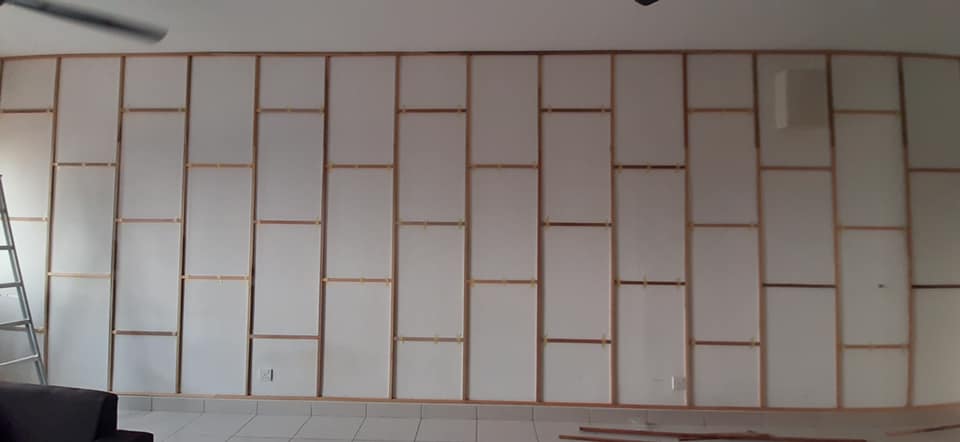 DIY Panel Kayu Pada Dinding Kosong Dengan Kos RM300, Jimat Dan Menarik!
