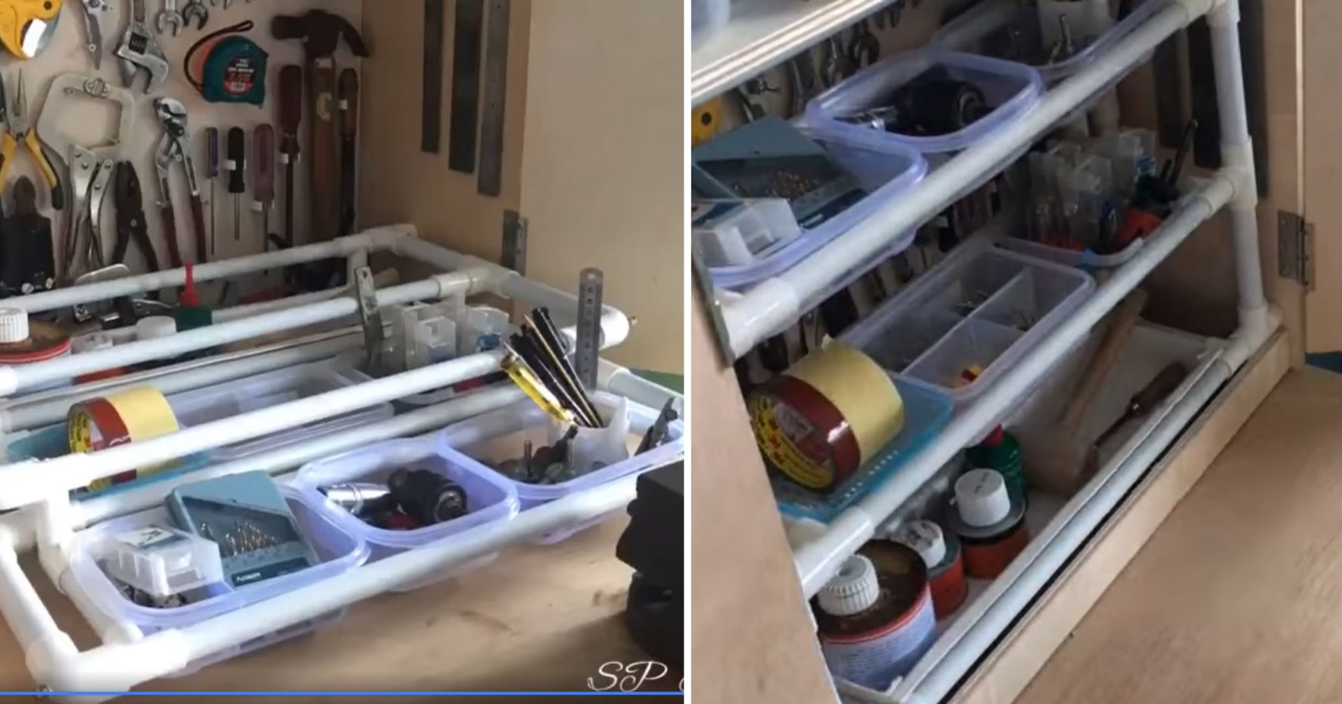 (VIDEO) D.I.Y &#8220;Tools Box&#8221; Dari PVC Jimat Ruang Dan Mudah Untuk Ambil Barang