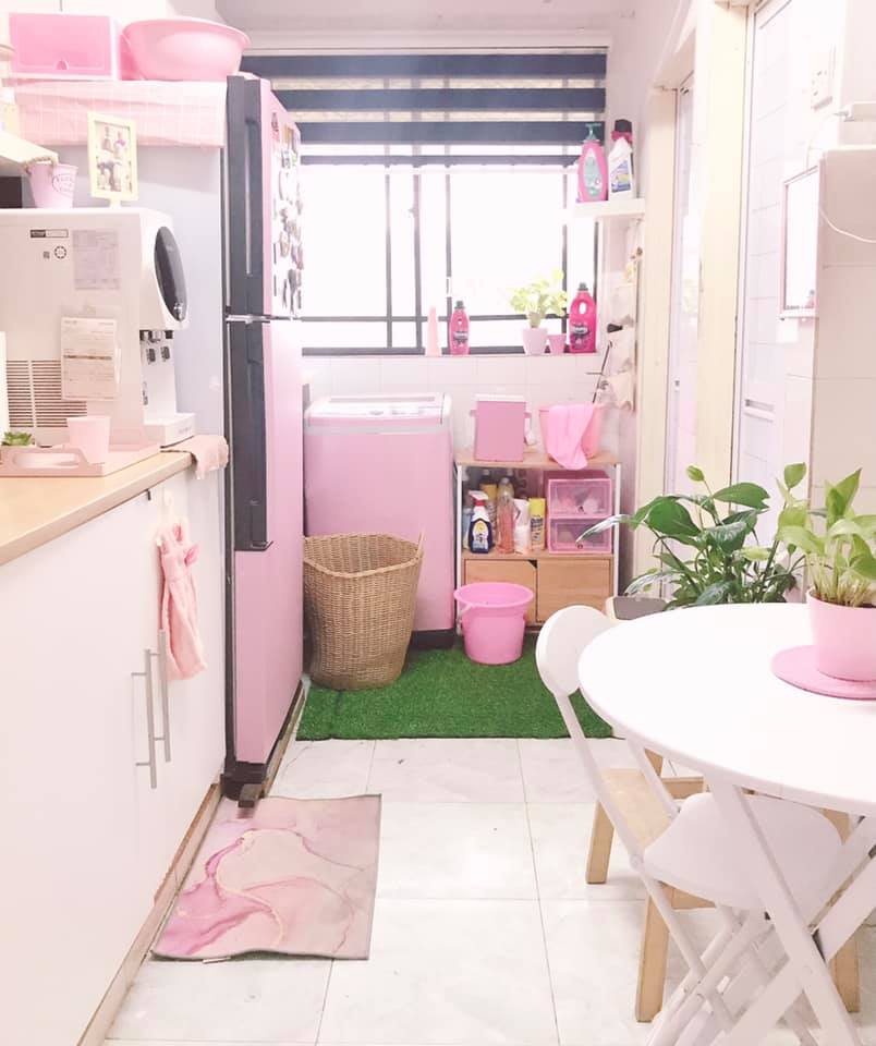 Tema "Soft Pink" Jadikan Dapur Rumah PPR Ni Nampak Cute Je 6