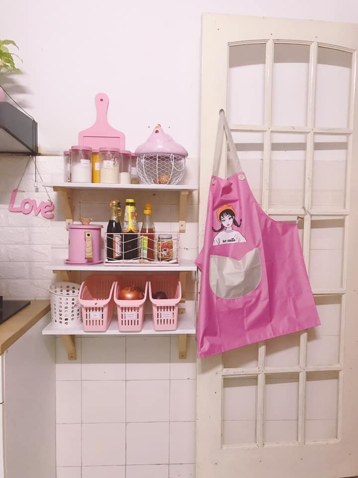 Tema "Soft Pink" Jadikan Dapur Rumah PPR Ni Nampak Cute Je 14