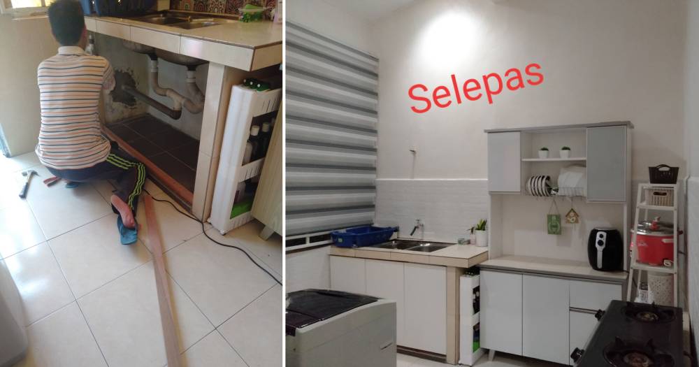 D.I.Y Kabinet Dapur, Mudah Tempah Pintu Dekat Shopee Tinggal Pasang Je