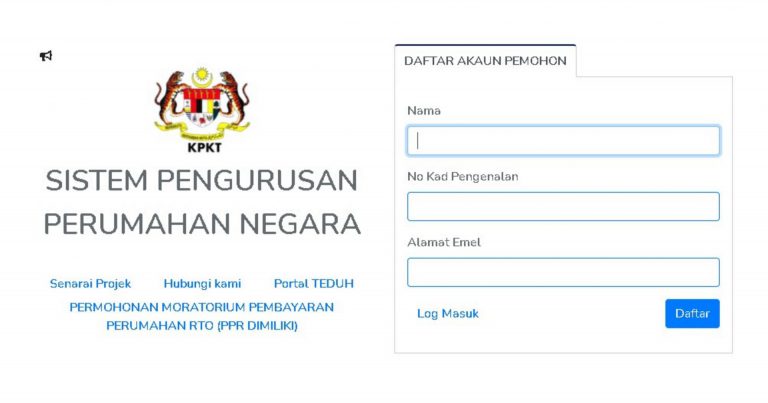 Mohon Rumah PPR “Online” Je, Sewa Bulan RM 124 Bagi Yang Layak