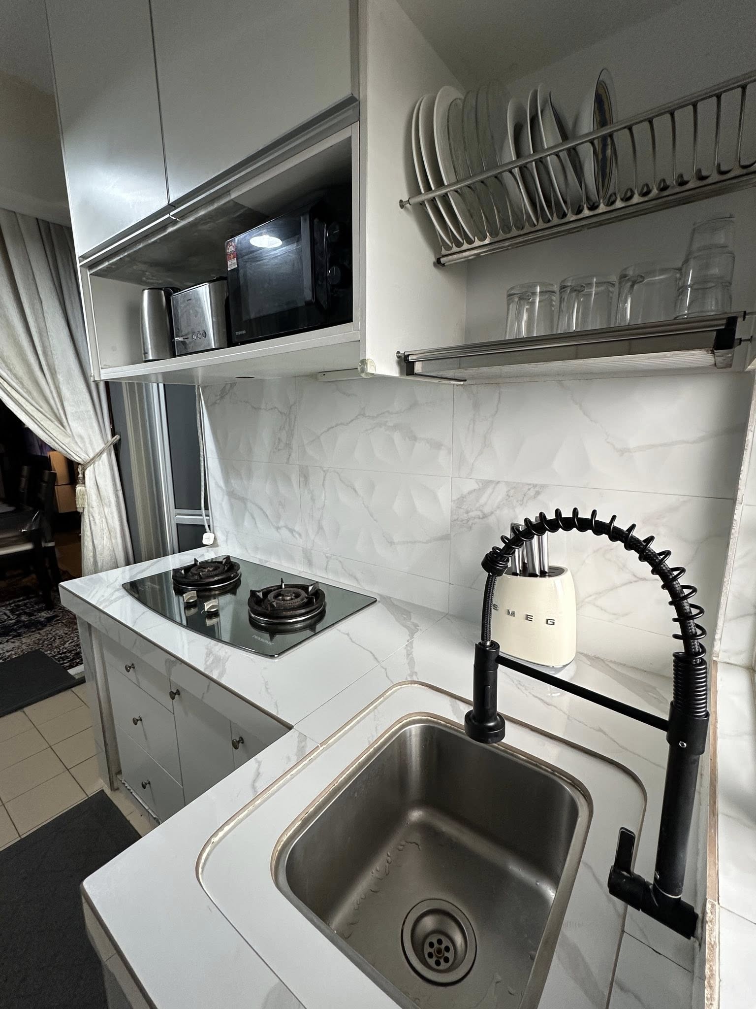 Rumah Bujang Flat Kos Rendah, Bermula Unit Kosong Lantai Simen Kini Nampak Eksklusif