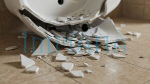 Sinki Bilik Air Pecah Secara Mengejut: Nyaris Cederakan Pengguna, Ramai Tak Tahu Ini Boleh Berlaku